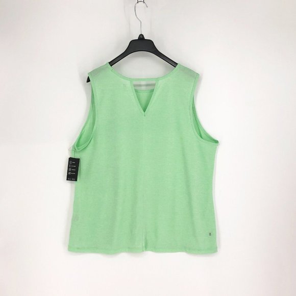 ID Ideology Womens Heathered Keyhole Back Sleeveless ActiveTank Top XS M L 2XL - Picture 6 of 8